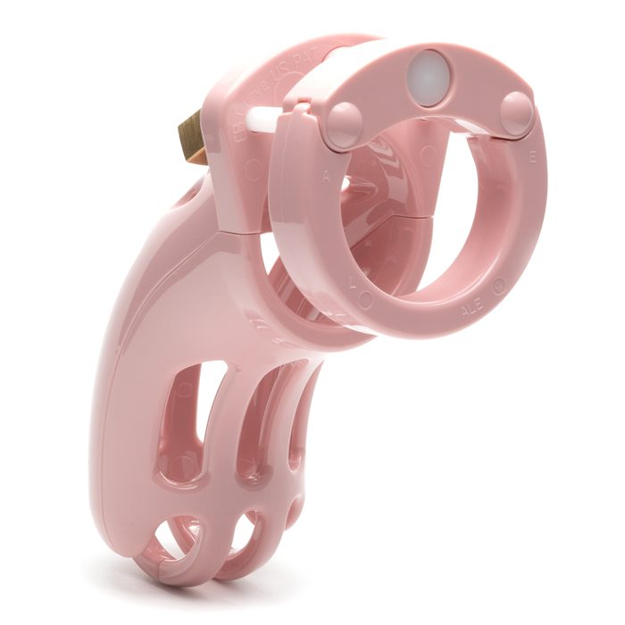 CB-X Chastity The Curve 3 3/4" Cock Cage Pink Kit