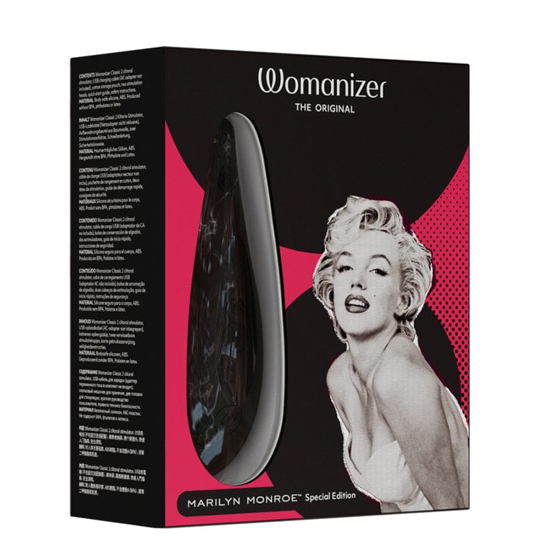 Womanizer Clitoral Stimulators Black Marble Womanizer Marilyn Monroe Special Edition Classic 2