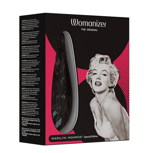 Womanizer Clitoral Stimulators Black Marble Womanizer Marilyn Monroe Special Edition Classic 2