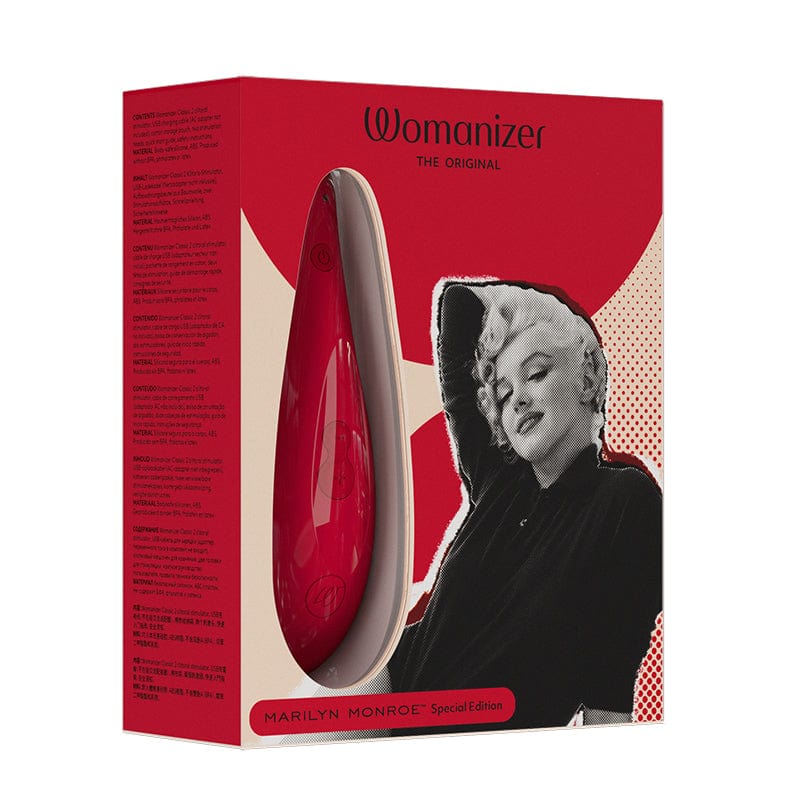 Womanizer Clitoral Stimulators Vivid Red Womanizer Marilyn Monroe Special Edition Classic 2