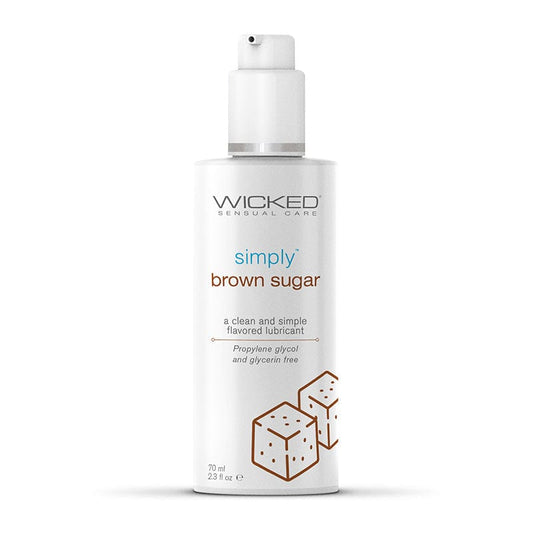 Wicked Lubes & Lotions 2.3oz Wicked Sensual Care Brown Sugar