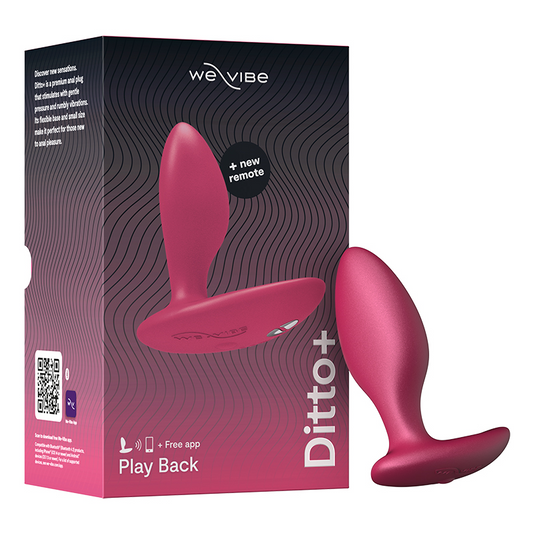 We-Vibe Ditto+ Vibrating Anal Plug - XOXTOYS