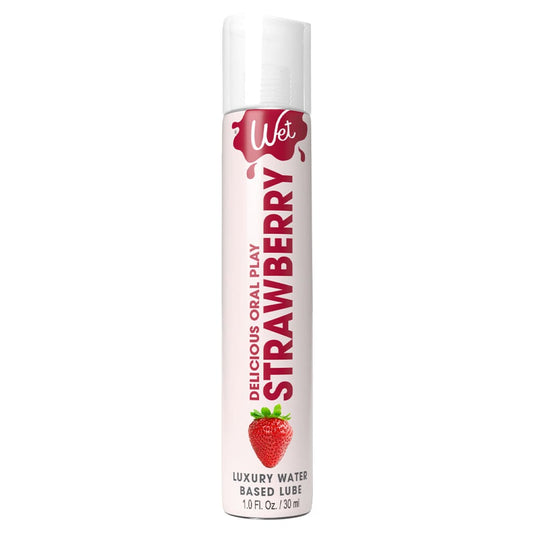 Wet Lubes & Lotions 1oz Wet Delicious Strawberry Lubricant