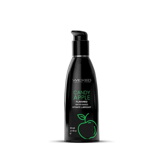 Wicked Lubes & Lotions 2oz Wicked Aqua Candy Apple Flavored Lubricant