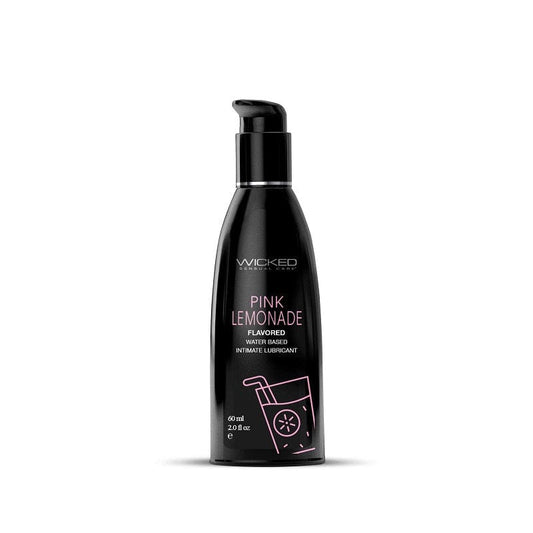 Wicked Lubes & Lotions 2oz Wicked Aqua Pink Lemonade Flavored Lubricant