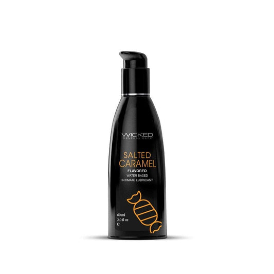 Wicked Lubes & Lotions 2oz Wicked Aqua Salted Caramel Flavored Lubricant