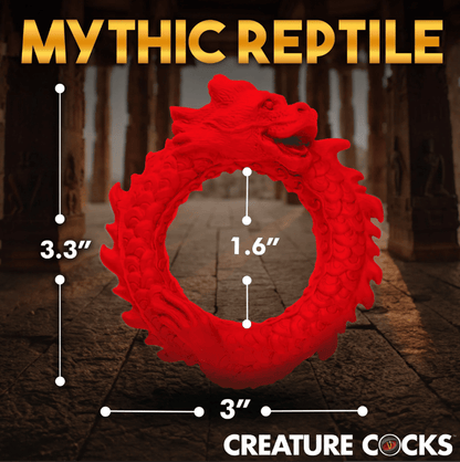 Creature Cocks Rise Of The Dragon Silicone Cock Ring