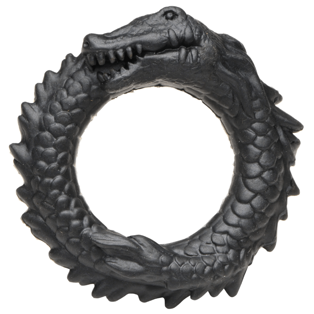 Creature Cocks Black Caiman Silicone Cock Ring