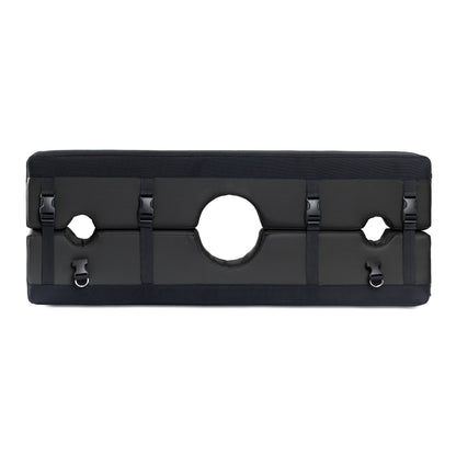 Bastion Bondage Stocks Black - non retail box - XOXTOYS