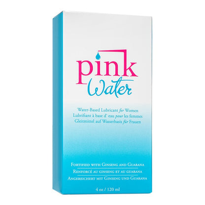 Pink Water Based Lube Glass Bottle