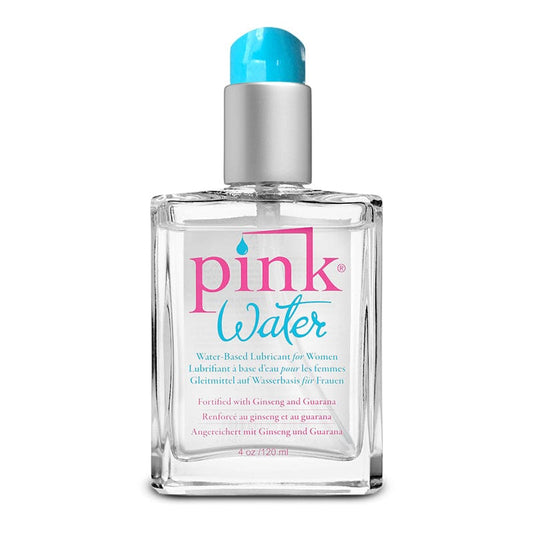 Pink Water Based Lube Glass Bottle