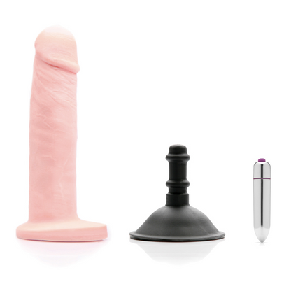 Tantus Alan O2 Dildo Vibrating Kit with Suction Cup - XOXTOYS