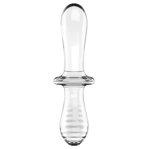 Satisfyer Double Crystal Glass Dildo