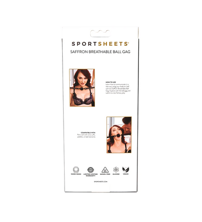 Sportsheets Saffron Breathable Ball Gag